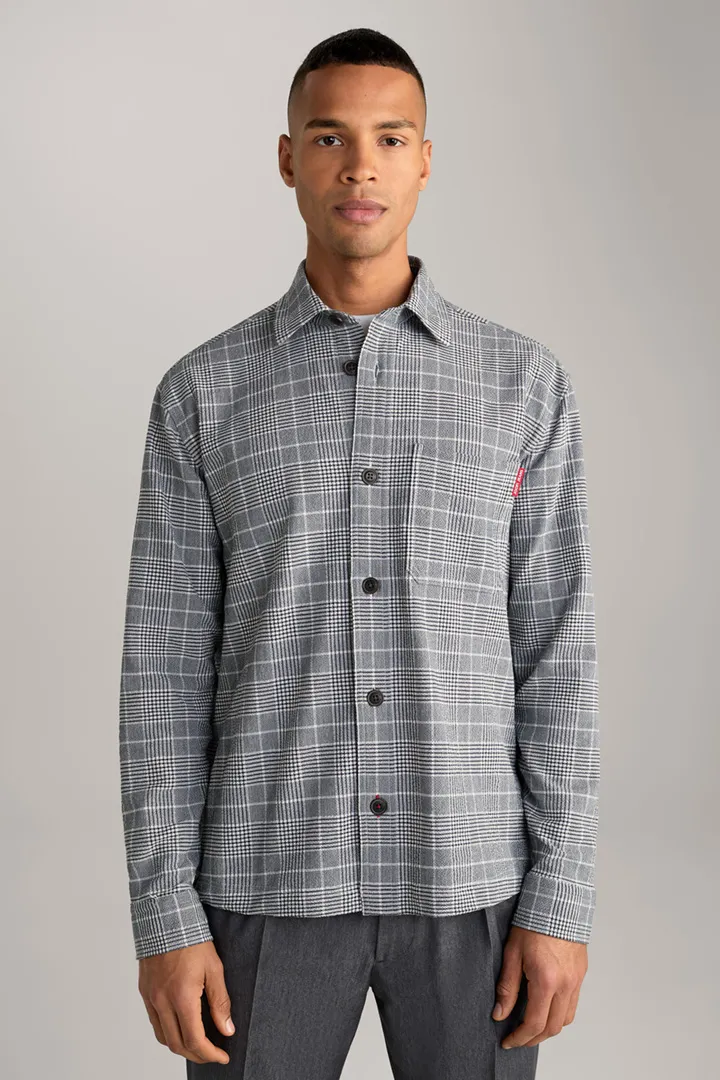 Hemd Hagon in Navy/Offwhite