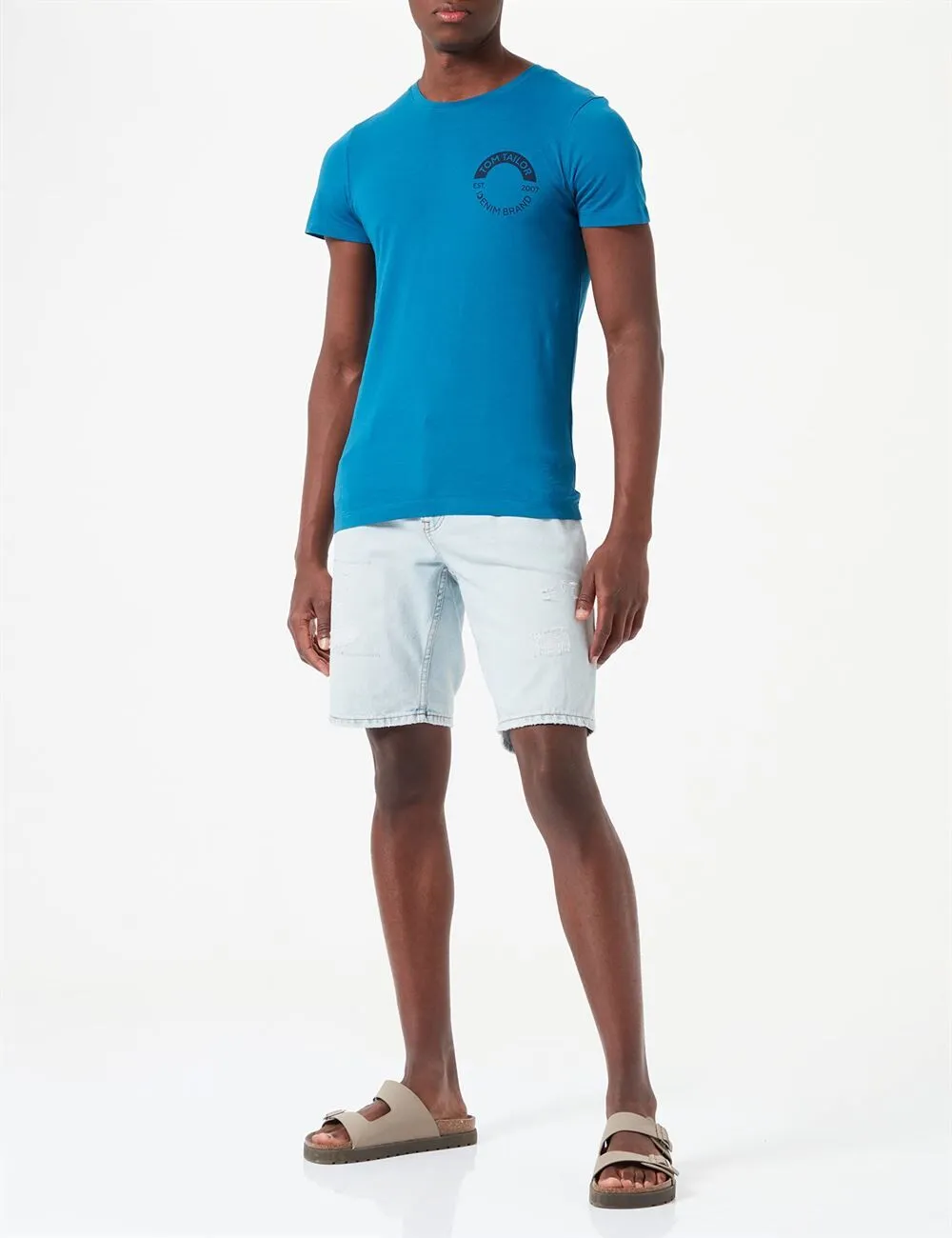 TOM TAILOR Denim Herren Jeans Bermuda Shorts